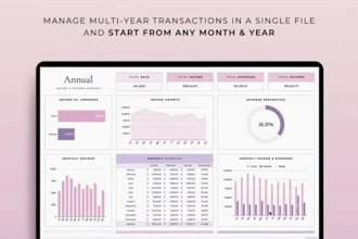 create excel, custom excel spreadsheet, google sheet template or budget planner