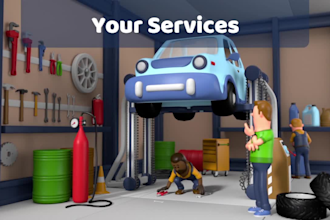 create 3d animated promo and explainer video