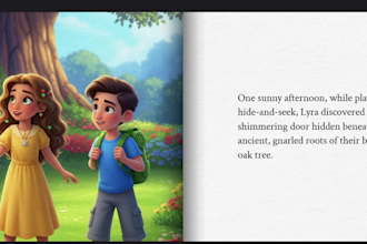 create personalized kids stories with illustrations