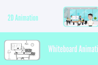 create amazing 2d animated explainer and sales video