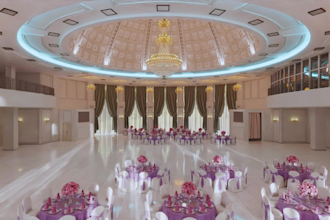 create 3d auditorium, cinema, event hall and wedding venue design