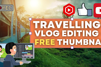 edit a youtube vlog or traveling video