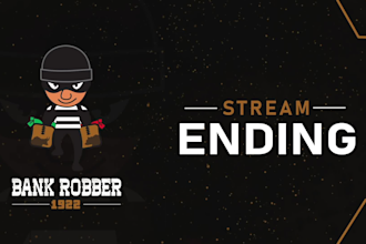 make animated starting soon, brb, ending twitch and kick overlays