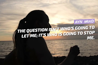 create motivational and inspiring graphic quotes and videos