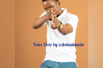 record a professional african voice over