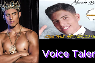 record a professional neutral spanish voiceover