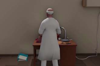create 3d documentary video like professor of how ,lifeada