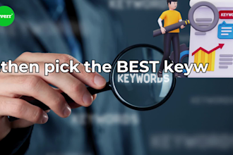 design high converting ecommerce banners and SEO keywords for your store