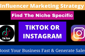 find the niche specific tiktok influencers