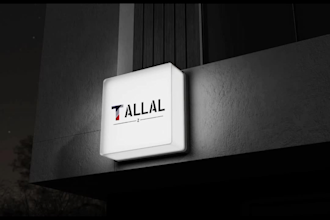 do 3d modern and professional logo mockups