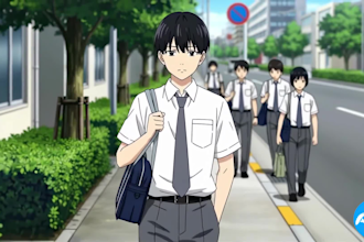 make anime style slice of life animation
