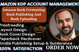 setup publish book on amazon kindle kdp book formatting amazon book publishing