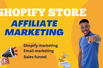 do shopify affiliate marketing and store setup