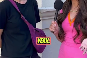 create street interviews for your brand on tiktok, youtube, or facebook