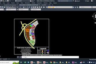 create a layout plan for a housing society
