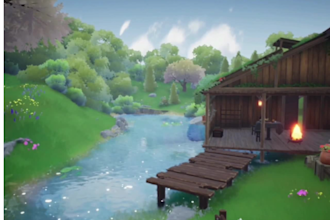 unique stylized 3d environment level design for unity3d games