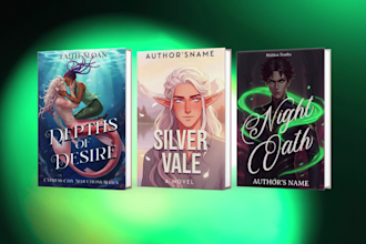 custom design paranormal romance book cover