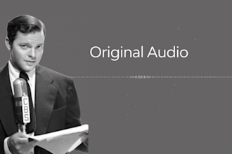 restore and enhance old audio recordings