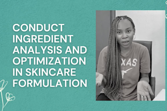 analyze and improve existing skincare formula