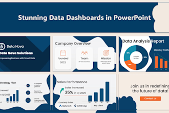 create stunning data dashboards in powerpoint