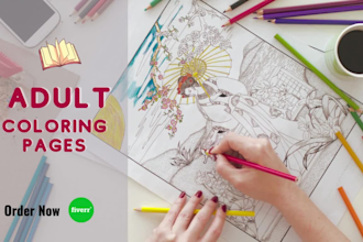 design adult coloring page adult coloring book activity book KDP coloring book