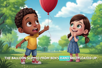 design african american children story book illustration and children book cover