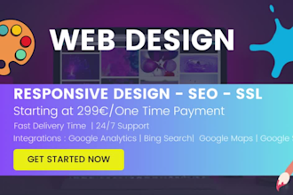 create a professional, responsive wordpress website design or blog