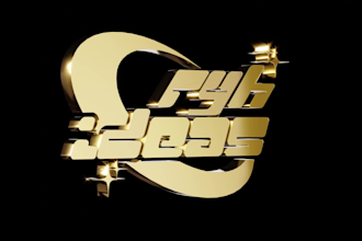 render your logo into 3d gold or silver in blender