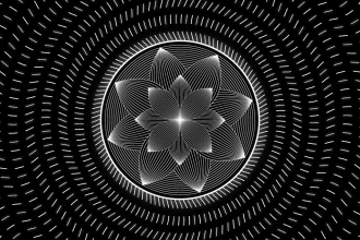 create sacred geometry or spiritual or mandala logo