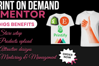 be your print on demand shopify dropshipping mentor and esty coach