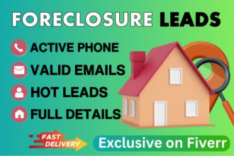 provide foreclosure lead with accurate contact info