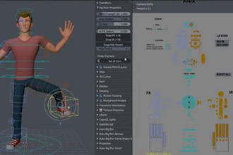 3d character in maya,full body rig,facial rig,rokoko rig,weightpaint rig,rig 3d