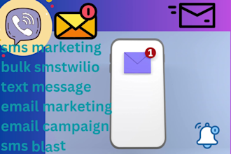send bulk SMS marketing, text message and mass email with simple texting twilio