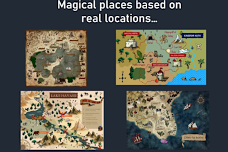 make fantasy maps, treasure maps, dungeons and dragons maps