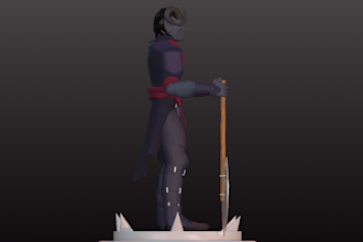 sculpt 3d character or miniature for 3d printing