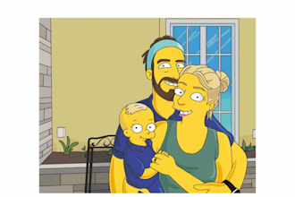 do a cartoon simpson characters