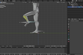 do rigging of your 3d model in blender