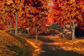 design 3d game environment realistic 3d environment 3d game map 3d game level