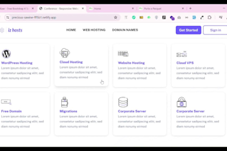 design responsive frontend website with HTML5, css3, bootstrap5 and js