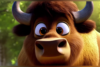 create stunning ai music video or best 3d pixar style kids videos