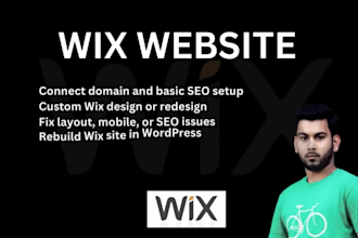 design or fix your wix website for nonprofit or charity