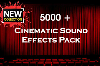 send you my new collection of 5000 cinematic sound effects