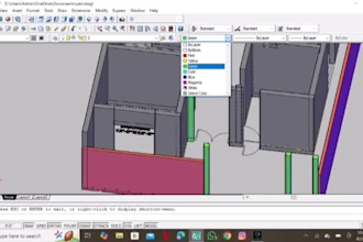 do 2d and 3d autocad drafting design