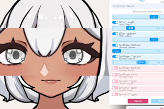 live2d vtuber model,anime art,succubus,manga, mecha,vroid,rig,vrchat,chibi,png