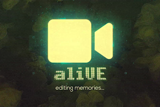 create glitch animation logo reveal video