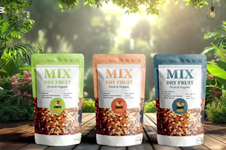design premium and eye catching pouch packaging for your brand