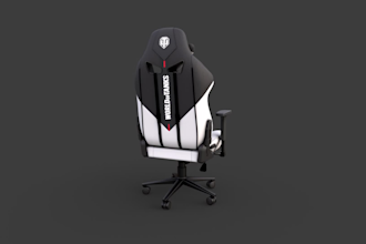 create 3d models of office and gaming chairs