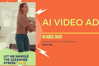 create engaging ai generated video ads for real estate or cleaning services