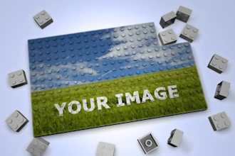 reveal Your Message with Lego Blocks