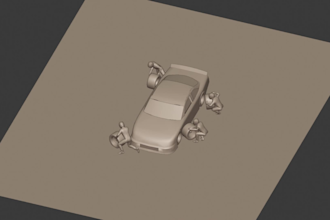 rig, animate, clean up your 3d character in blender